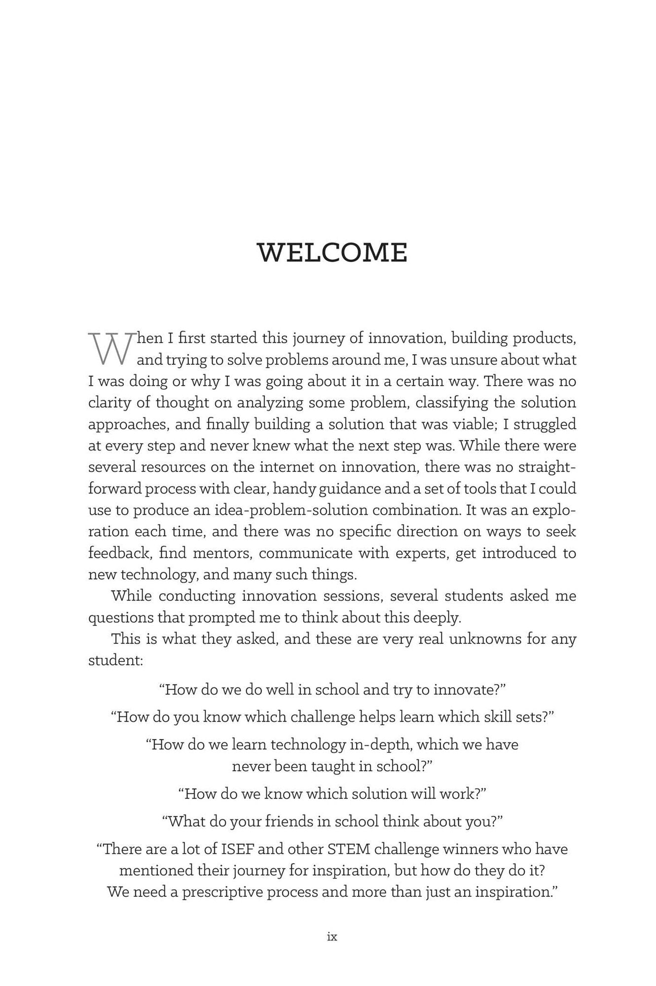 A Young Innovator's Guide to STEM: 5 Steps To Problem Solving For Students, Educators, and Parents