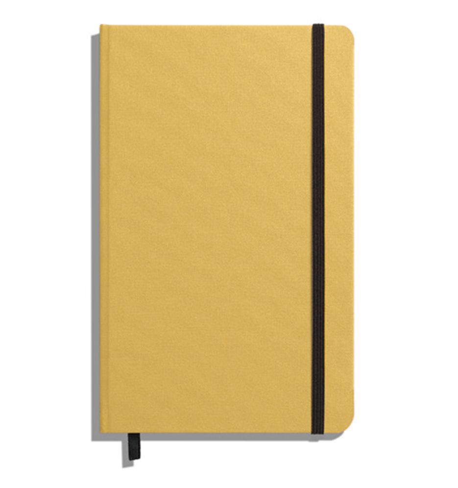 Shinola Medium Hard Linen Journal - Golden, Lined