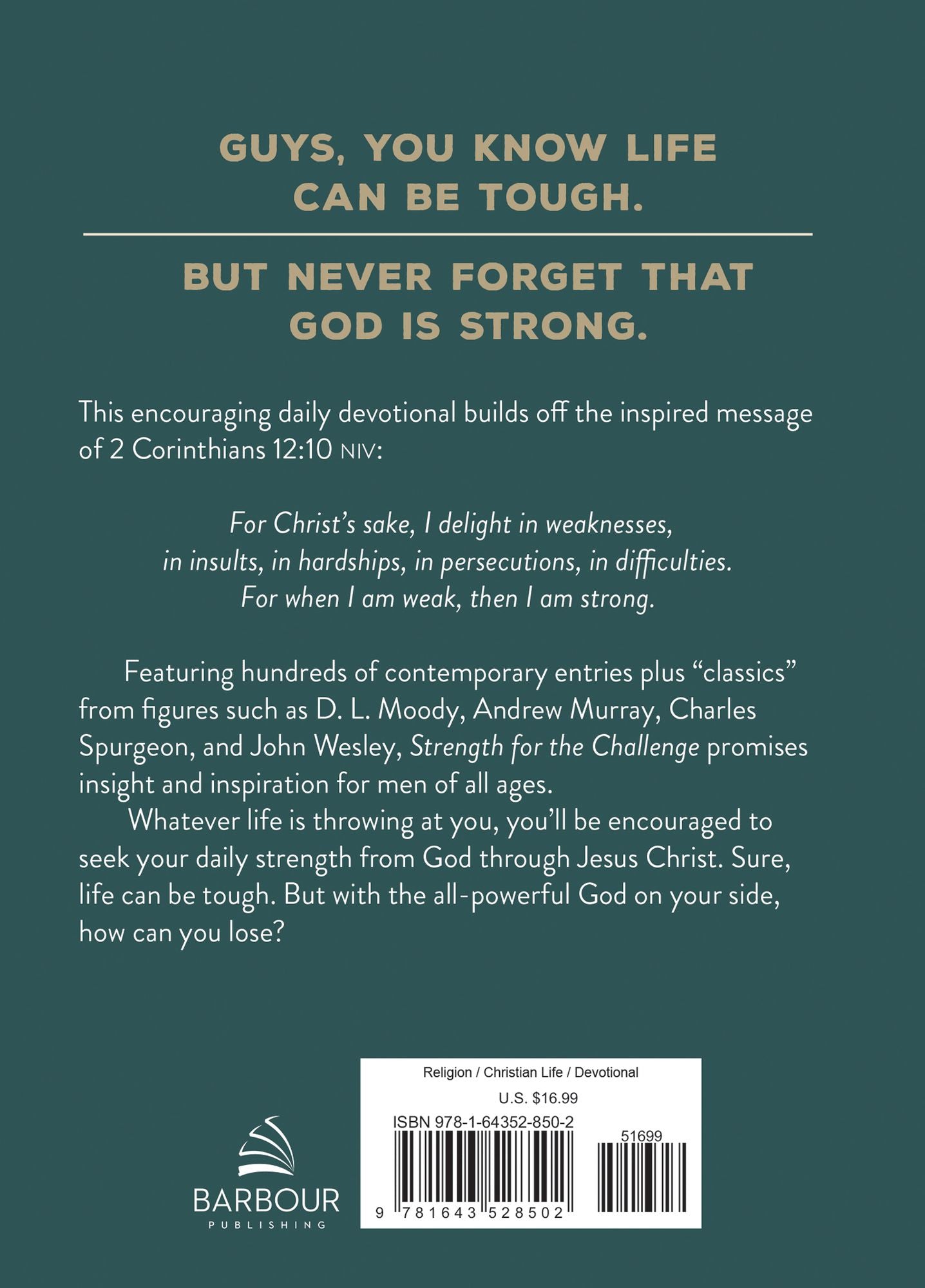 Strength for the Challenge: 365 Devotions for Men