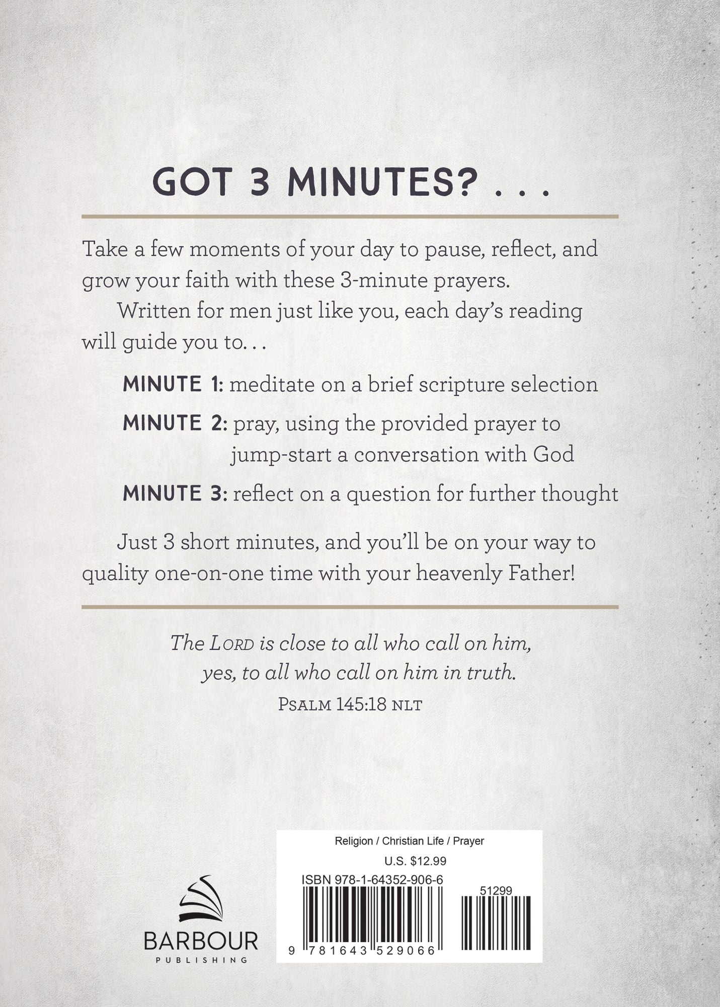 3-Minute Prayers for Men