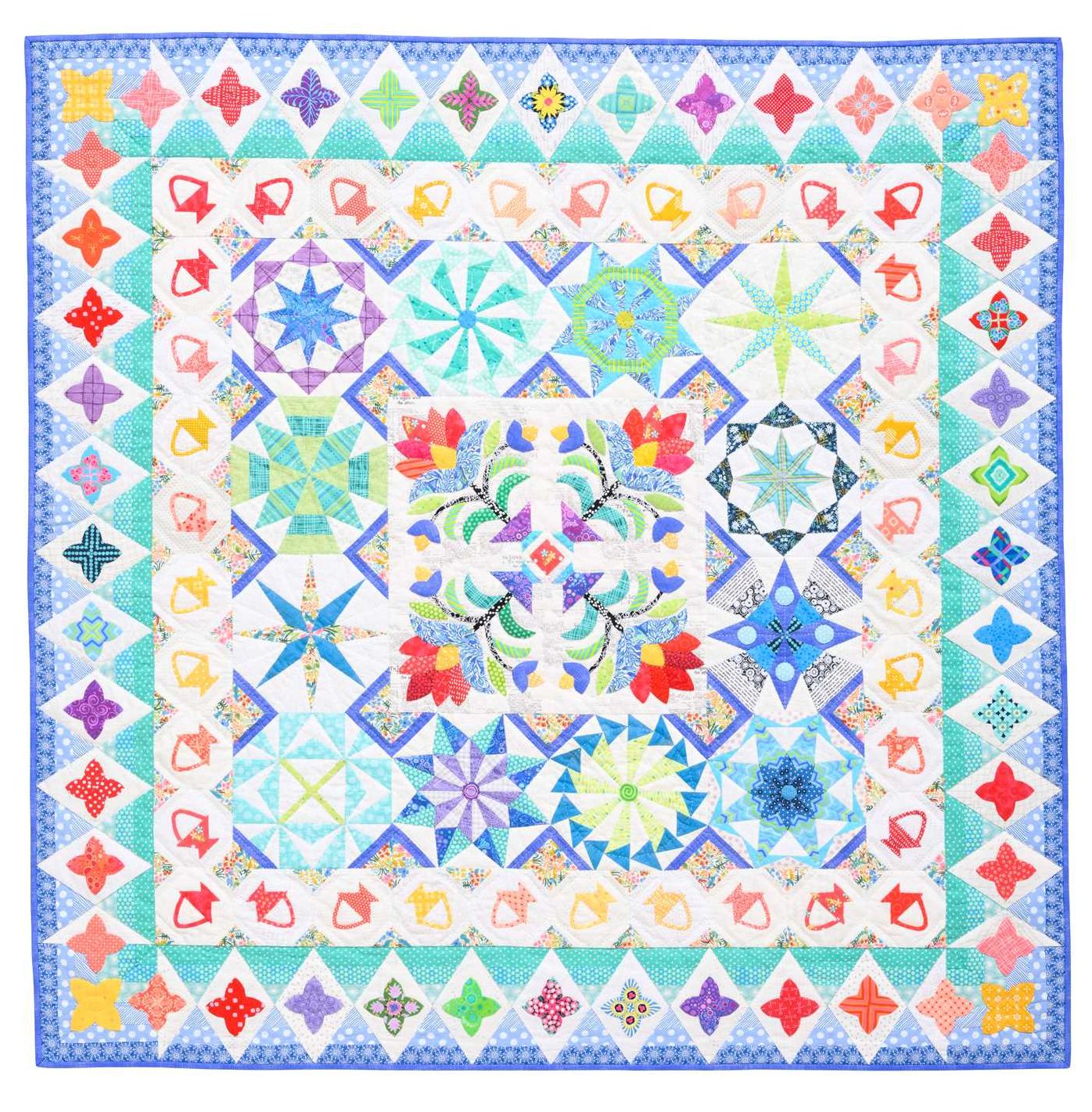 Hand Sewing: A Journey to Unplug, Slow Down & Learn Something Old; Hand Piecing, Quilting, Applique & English Paper Piecing in One Gorgeous Quilt