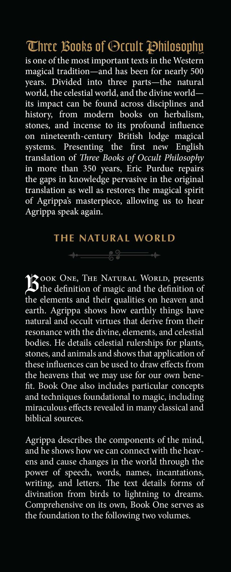 Three Books of Occult Philosophy