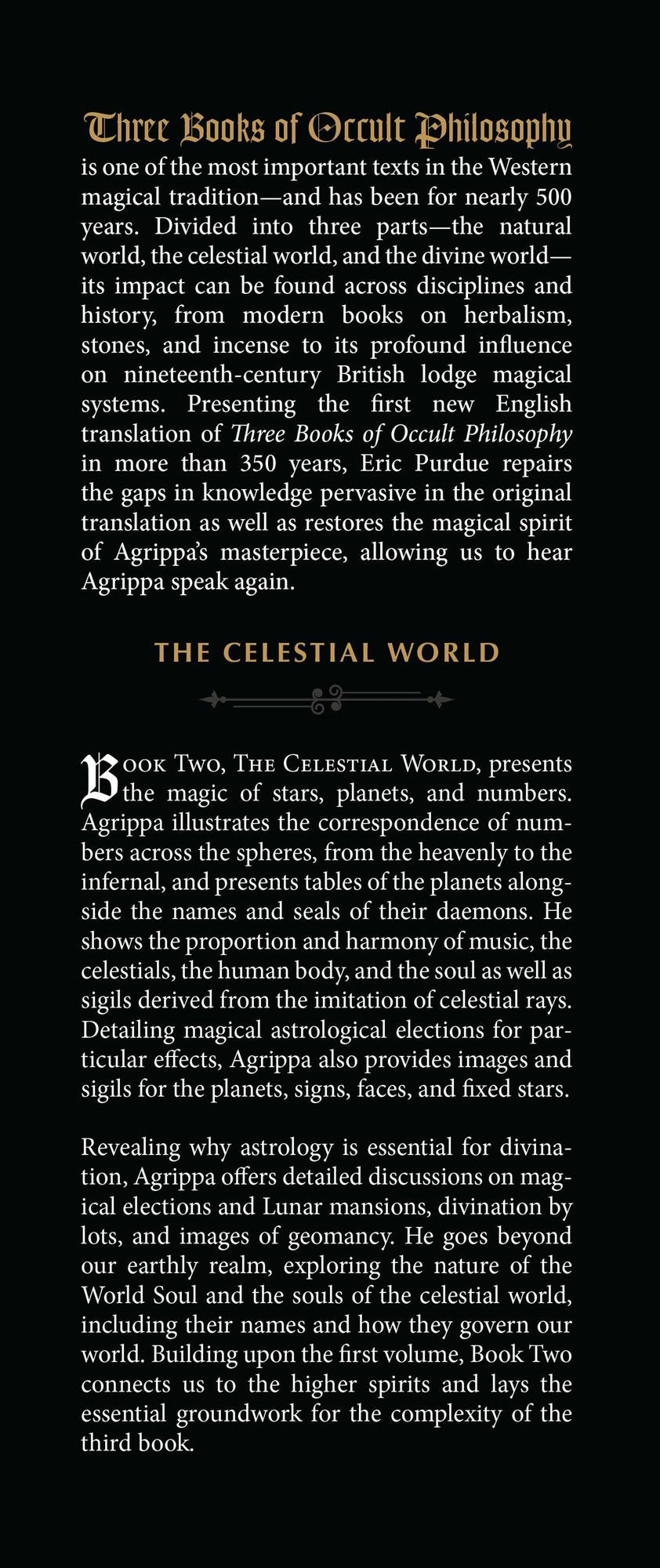 Three Books of Occult Philosophy