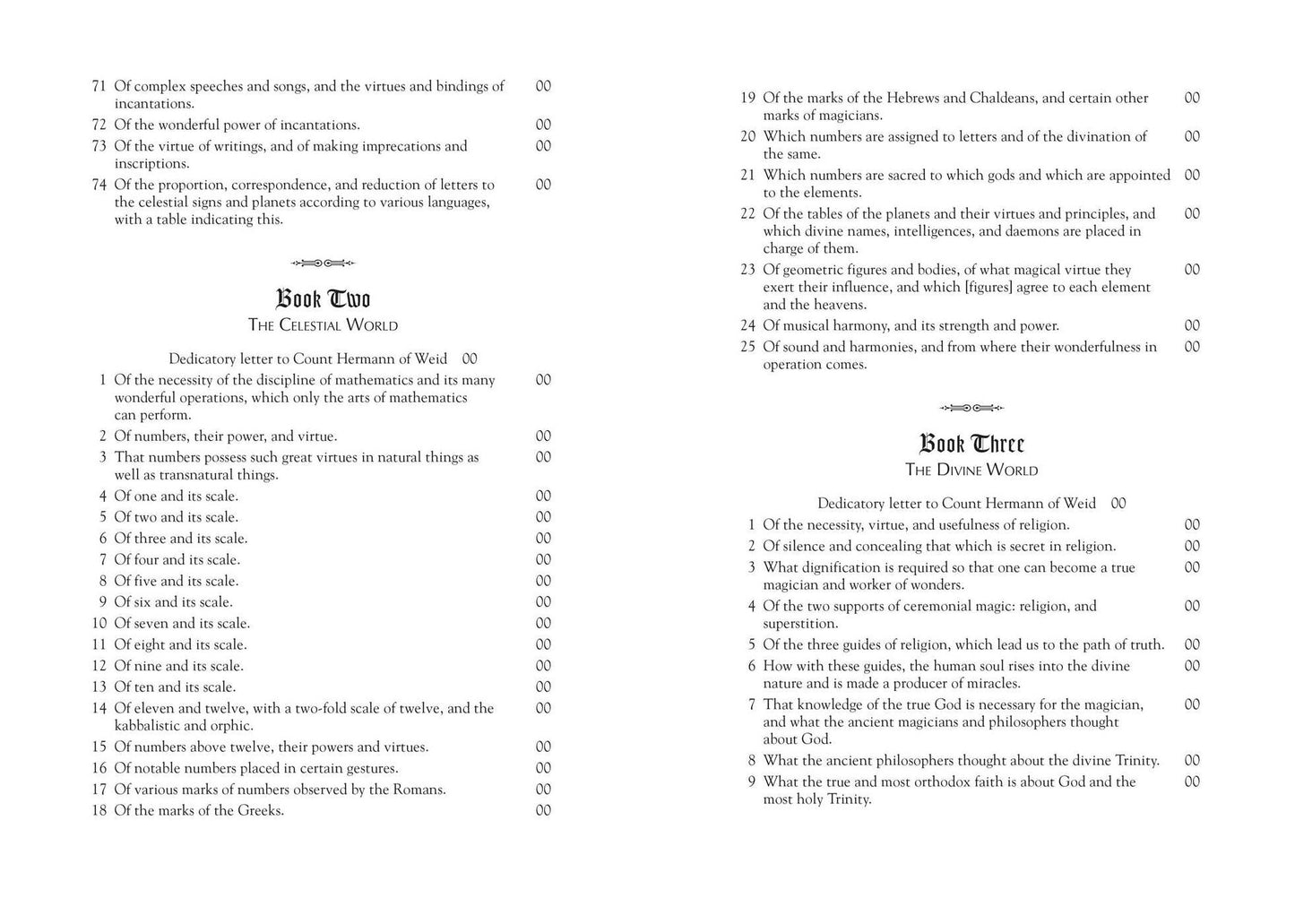 Three Books of Occult Philosophy