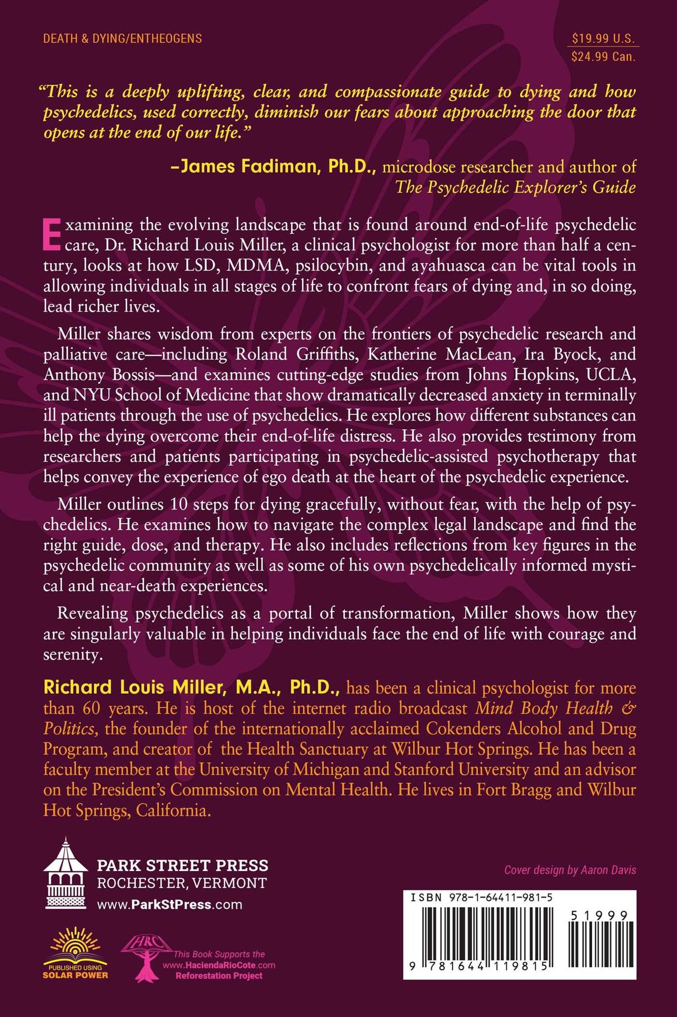 Psychedelic Medicine at the End of Life: Dying without Fear