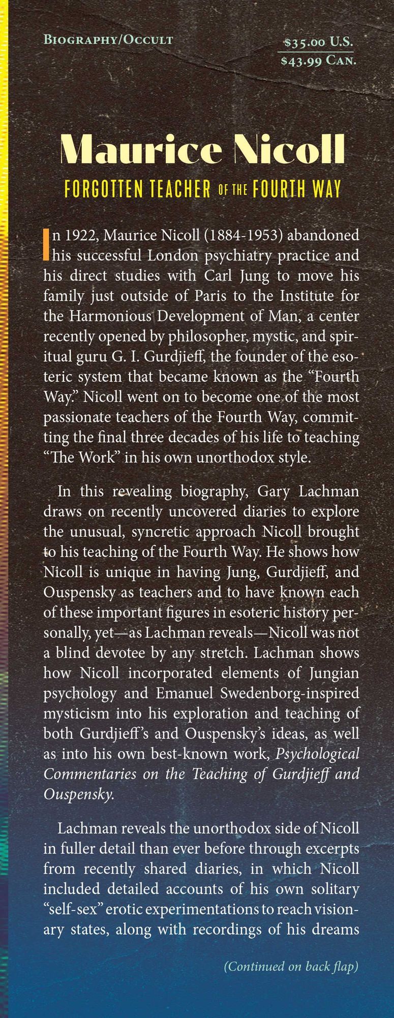 Maurice Nicoll: Forgotten Teacher of the Fourth Way