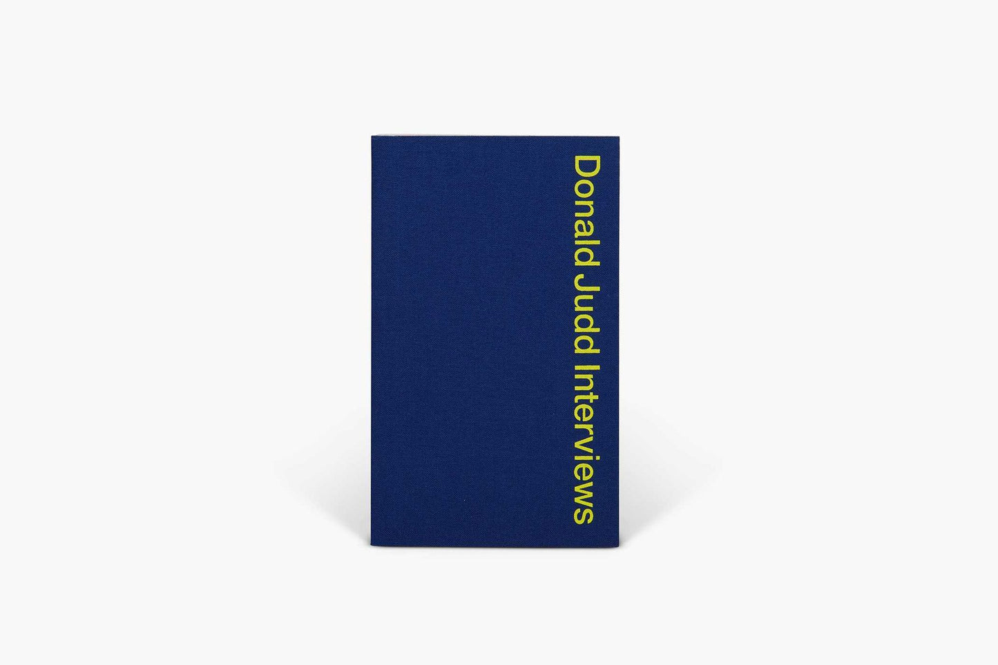 Donald Judd Interviews