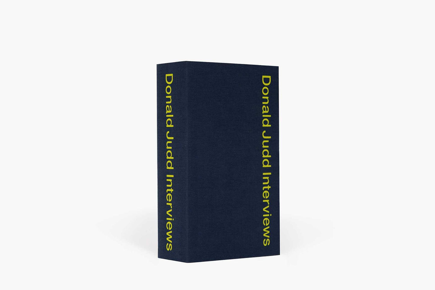 Donald Judd Interviews