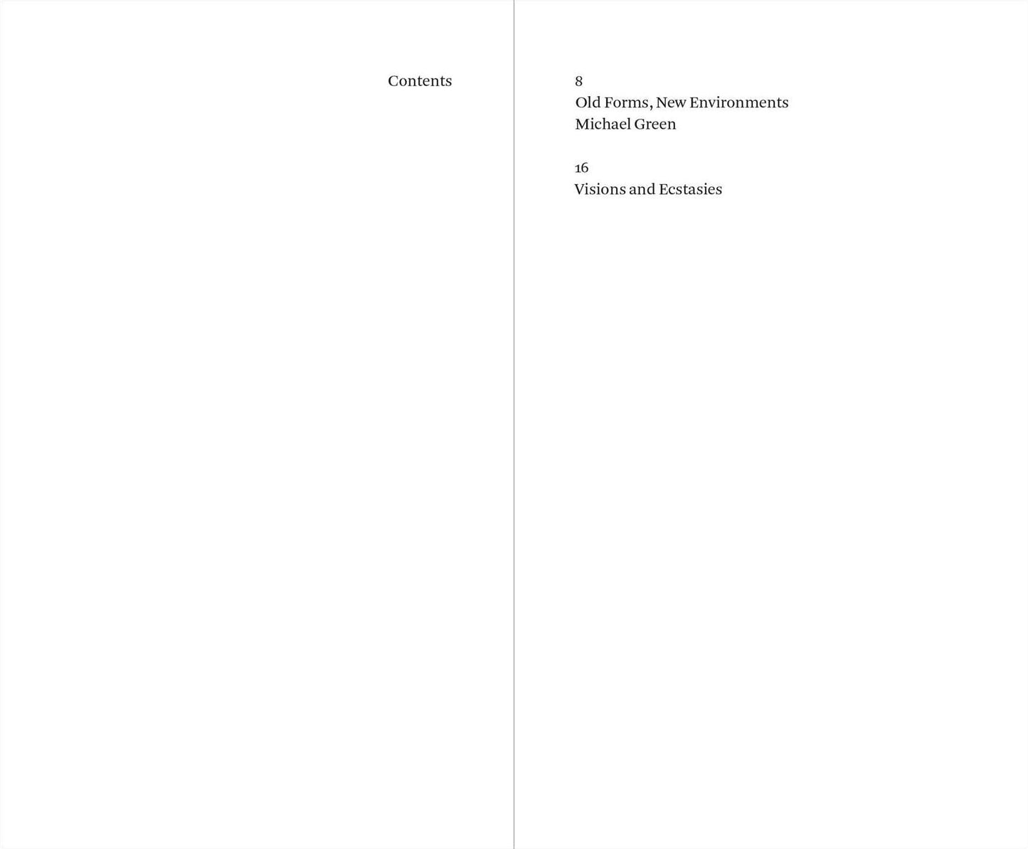 Visions and Ecstasies : Selected Essays