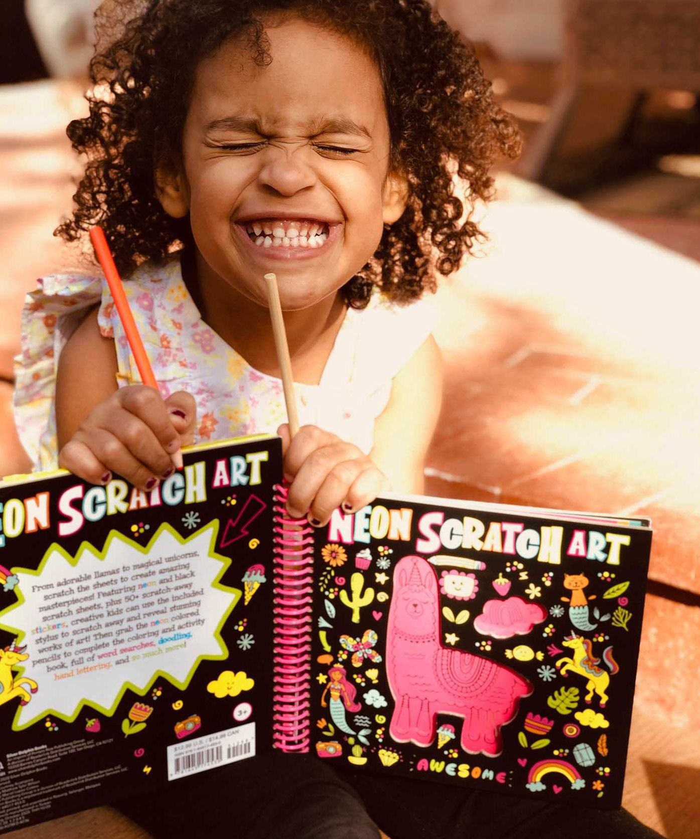 Neon Scratch Art