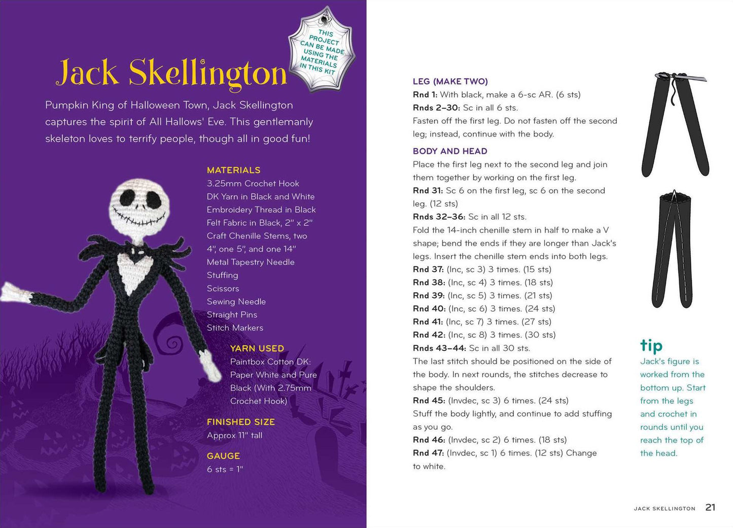 Disney Tim Burton's: The Nightmare Before Christmas Crochet