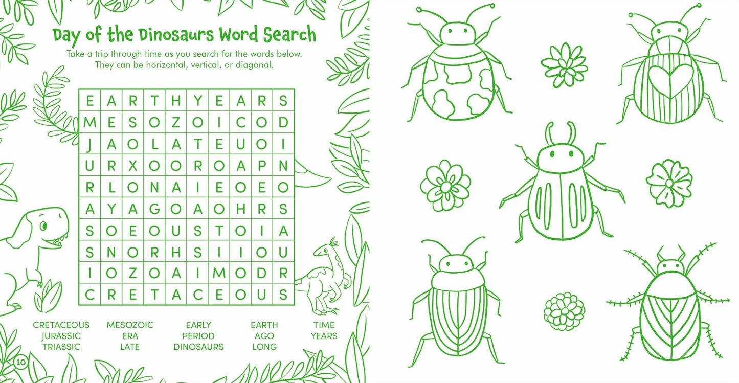Dino-Roar! Coloring & Activity Book