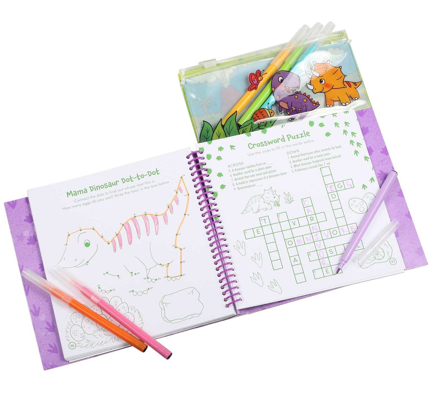 Dino-Roar! Coloring & Activity Book