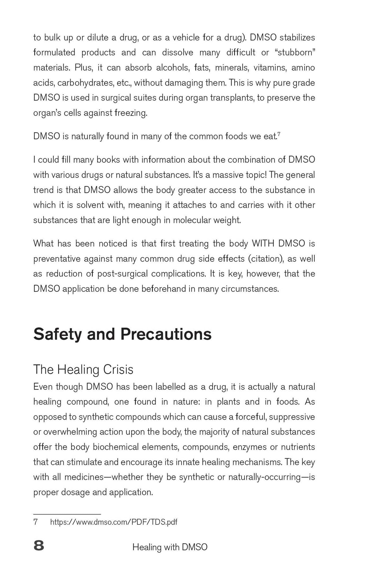 Healing with DMSO: The Complete Guide to Safe and Natural Treatments for Managing Pain, Inflammation, and Other Chronic Ailments with Dimethyl Sulfoxide
