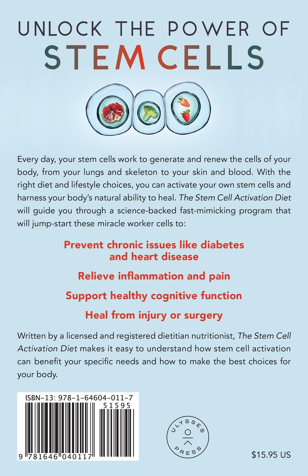 The Stem Cell Activation Diet: Your Complete Nutritional Guide to Fight Disease, Support Brain Health, and Slow the Effects of Aging