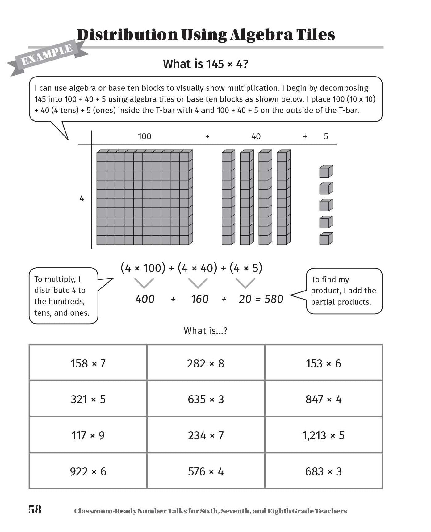 Classroom-Ready Number Talks for Sixth, Seventh, and Eighth Grade Teachers: 1,000 Interactive Math Activities that Promote Conceptual Understanding and Computational Fluency
