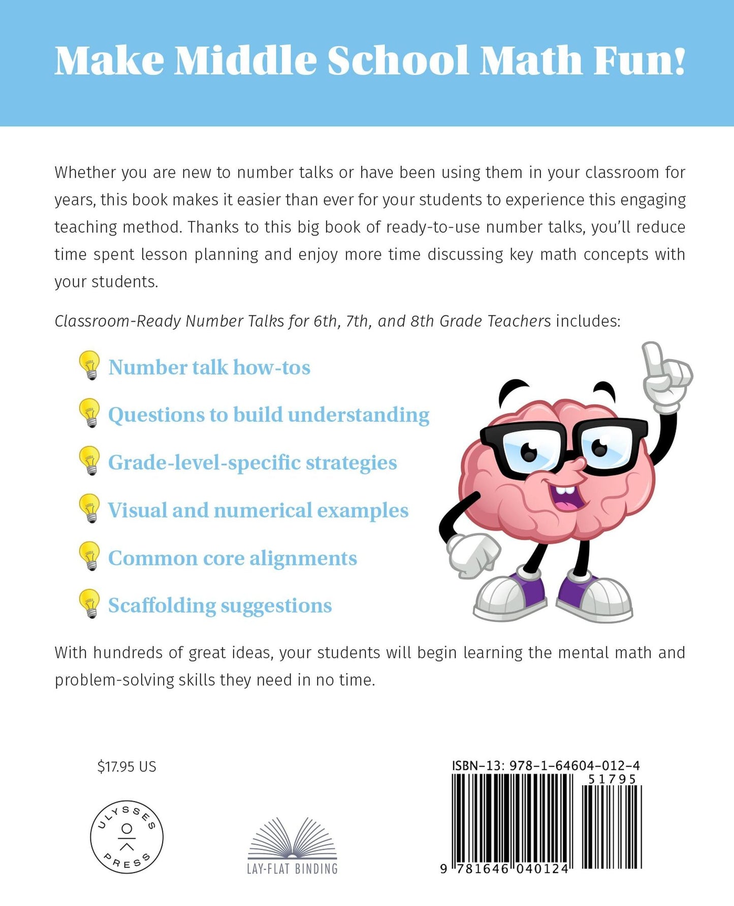 Classroom-Ready Number Talks for Sixth, Seventh, and Eighth Grade Teachers: 1,000 Interactive Math Activities that Promote Conceptual Understanding and Computational Fluency
