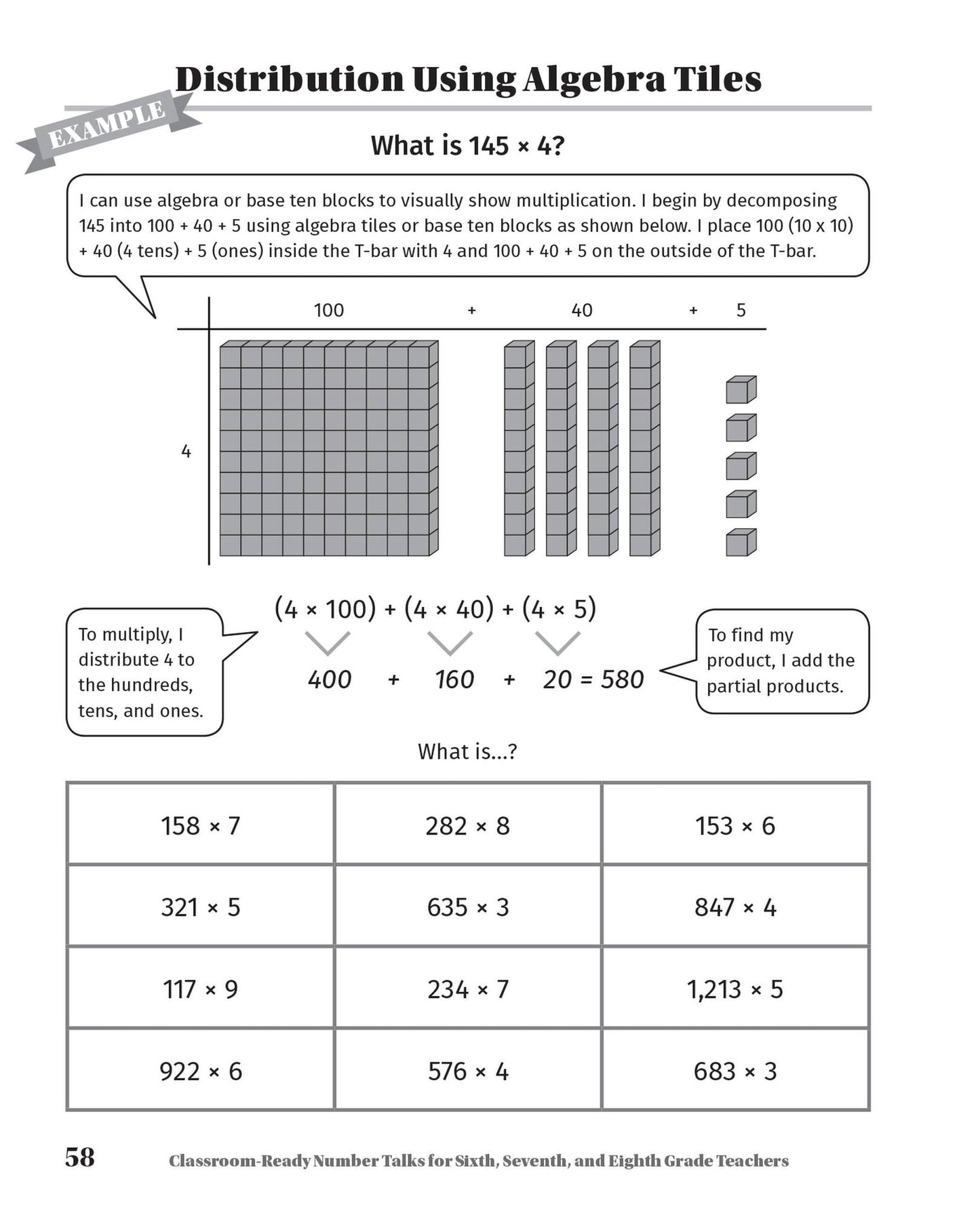 Classroom-Ready Number Talks for Sixth, Seventh, and Eighth Grade Teachers: 1,000 Interactive Math Activities that Promote Conceptual Understanding and Computational Fluency