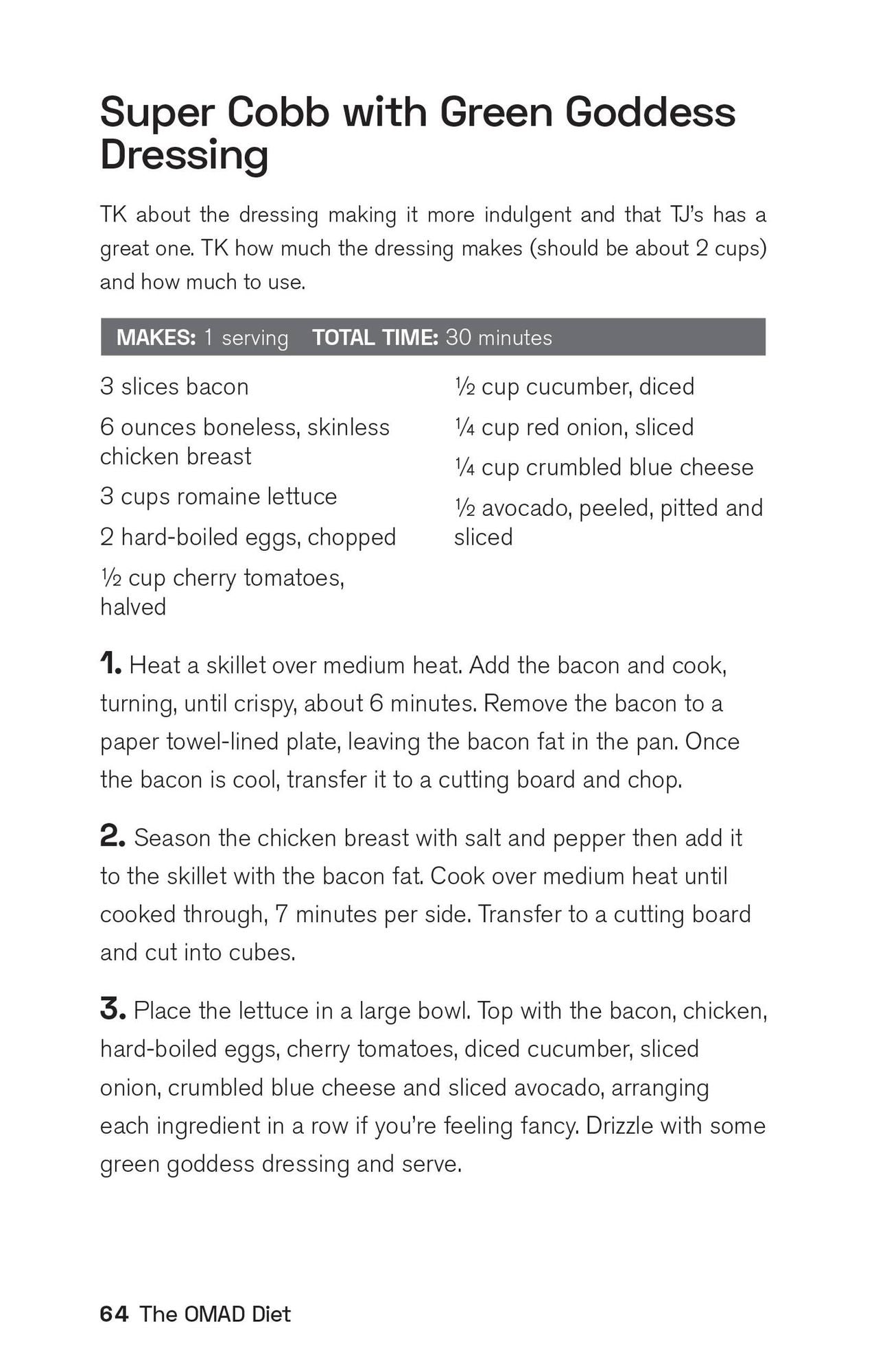 The OMAD Diet: Intermittent Fasting with One Meal a Day to Burn Fat and Lose Weight