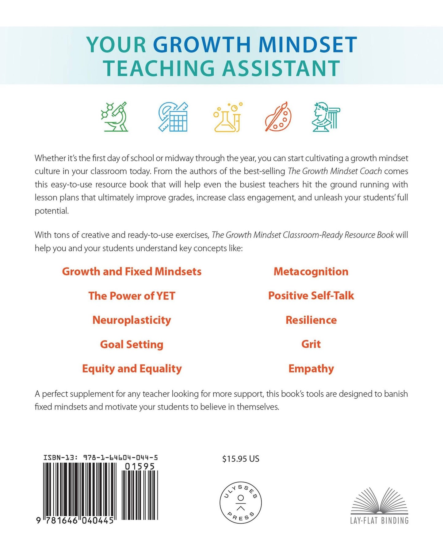 The Growth Mindset Classroom-Ready Resource Book: A Teacher's Toolkit for Encouraging Grit and Resilience in All Students