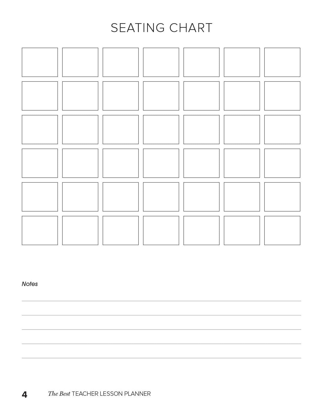 The Best Teacher Lesson Planner: Your Customizable, All-in-One Classroom Organizer with Seating Charts, Activity Plans, Note Pages, Full-Year Calendar, and Record Book