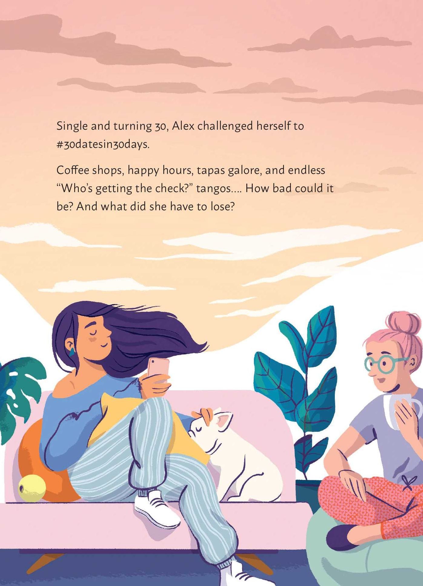 Alexandra and the Awful, Awkward, No Fun, Truly Bad Dates: A Picture Book Parody for Adults