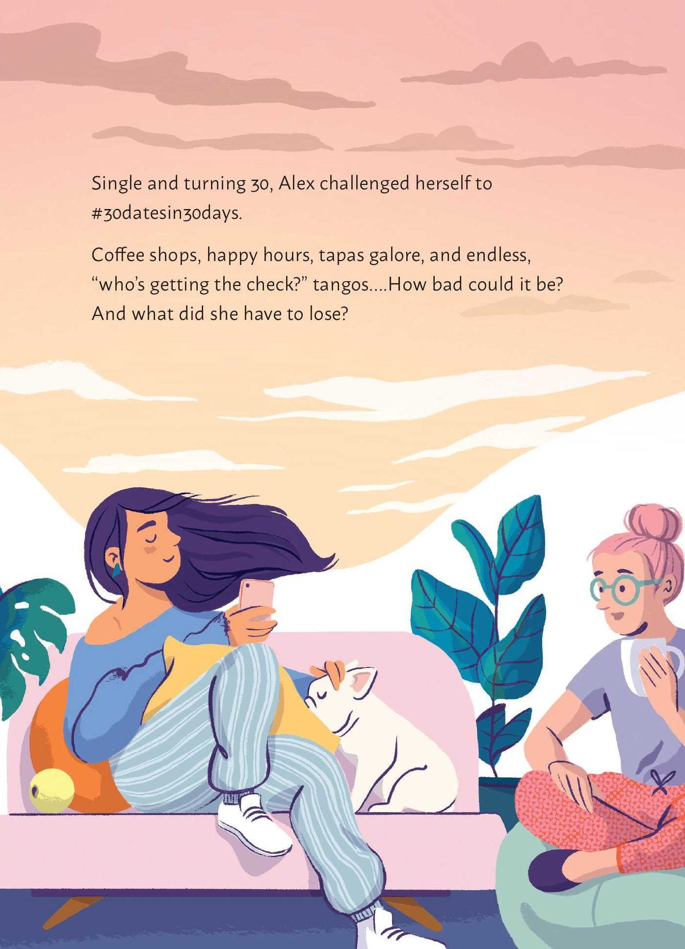 Alexandra and the Awful, Awkward, No Fun, Truly Bad Dates: A Picture Book Parody for Adults