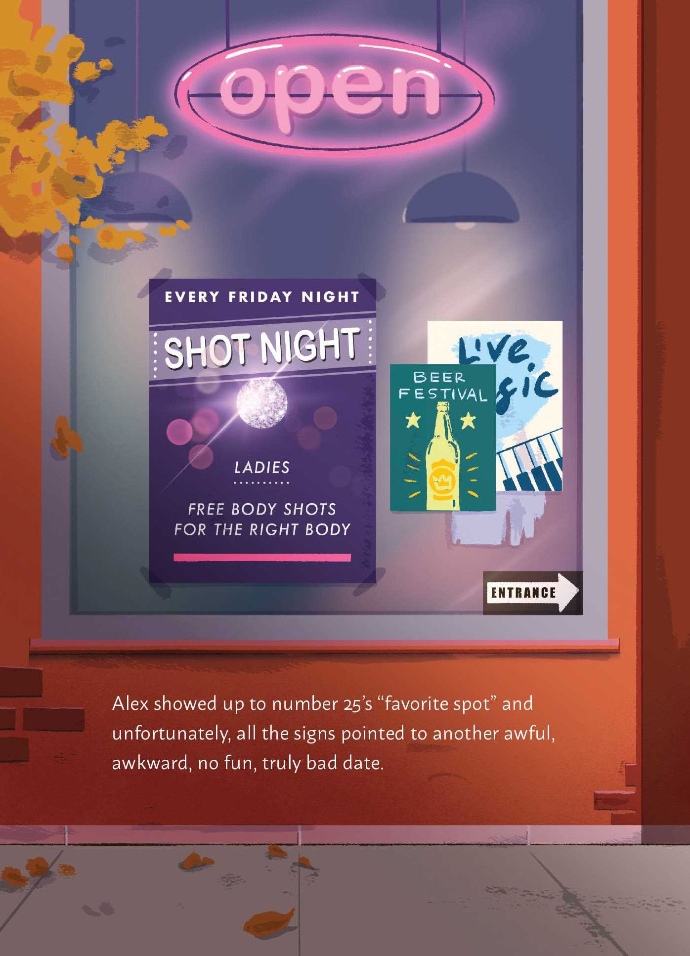 Alexandra and the Awful, Awkward, No Fun, Truly Bad Dates: A Picture Book Parody for Adults