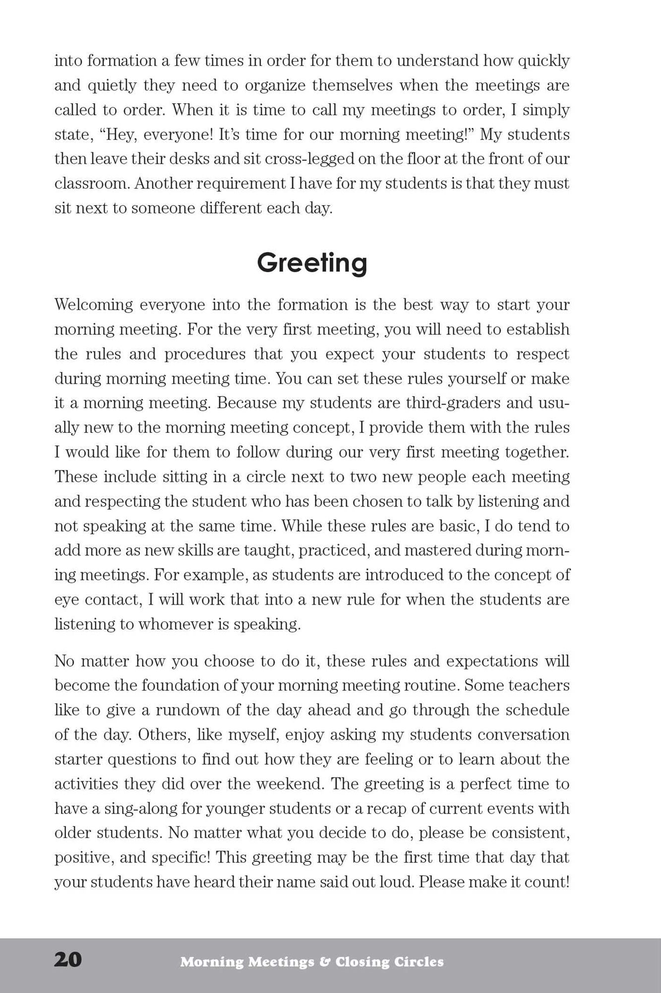 Morning Meetings and Closing Circles: Classroom-Ready Activities That Increase Student Engagement and Create a Positive Learning Community