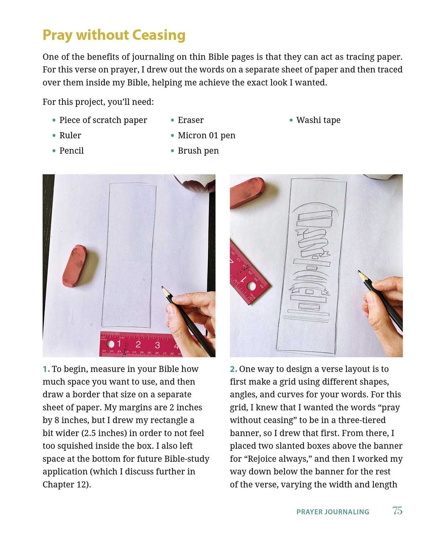 A Girl's Guide to Bible Journaling: A Christian Teen's Workbook for Creative Lettering and Celebrating God's Word