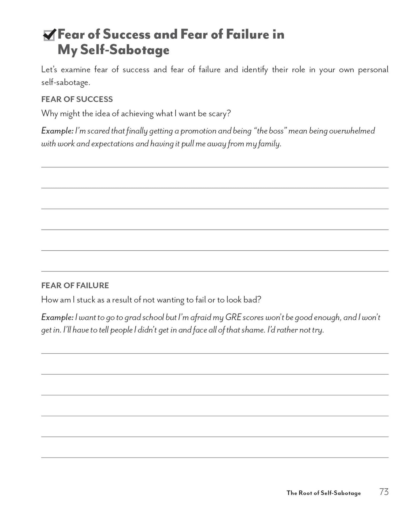 The Self-Sabotage Behavior Workbook: A Step-by-Step Program to Conquer Negative Thoughts, Boost Confidence, and Learn to Believe in Yourself