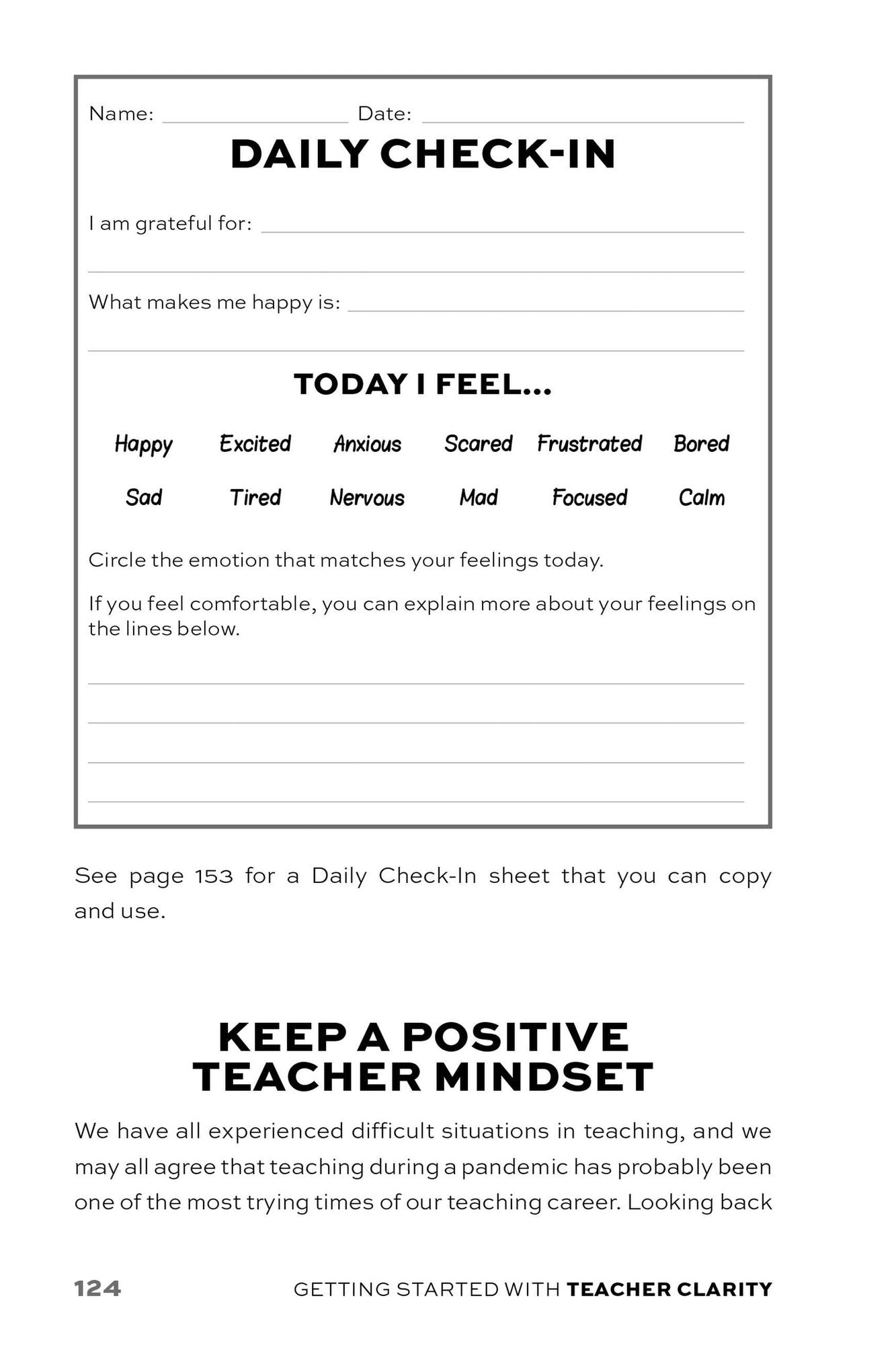 Getting Started with Teacher Clarity: Ready-to-Use Research-Based Strategies to Develop Learning Intentions, Foster Student Autonomy, and Engage Students