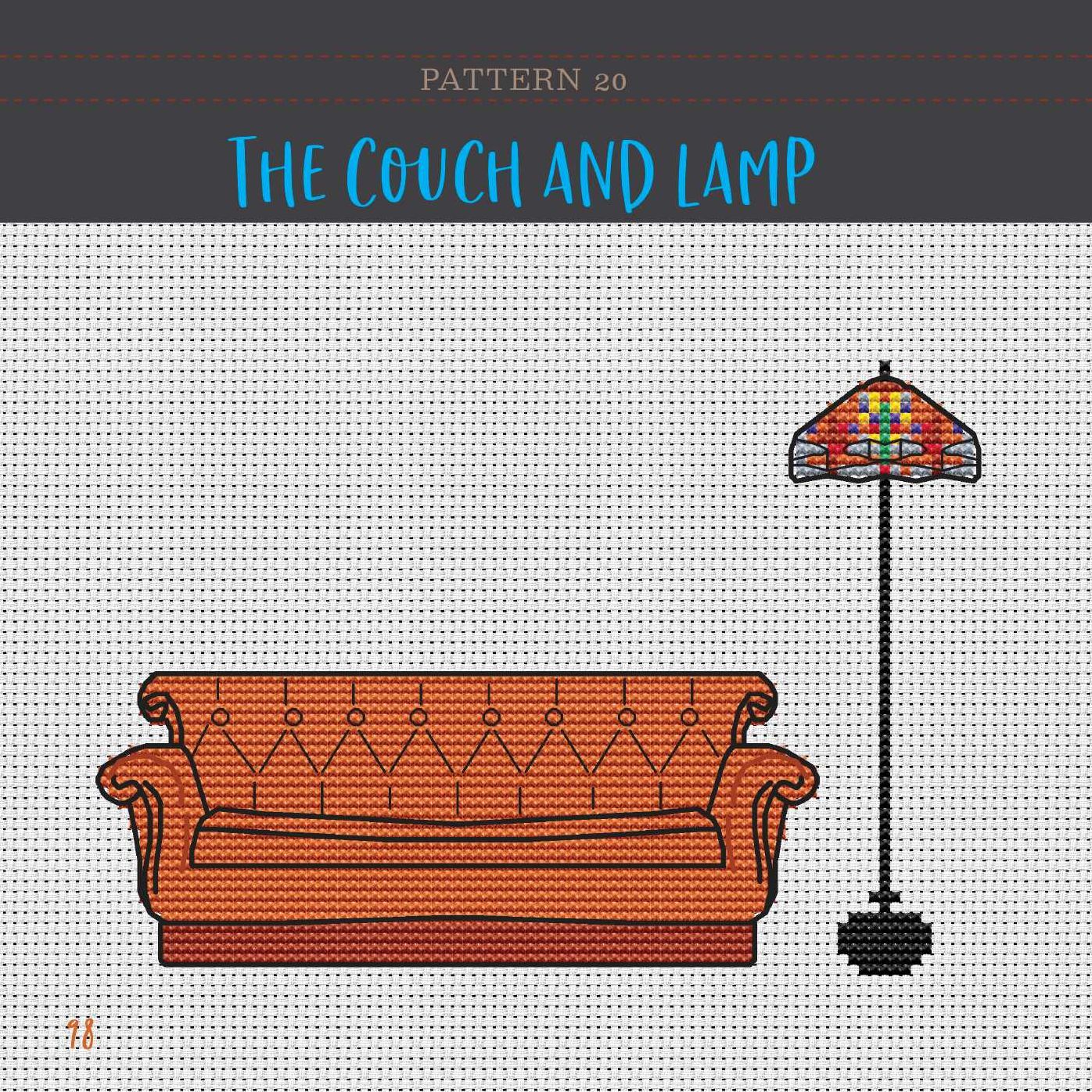 The One with All the Cross-Stitch: 21 Unofficial Patterns for Fans of Friends