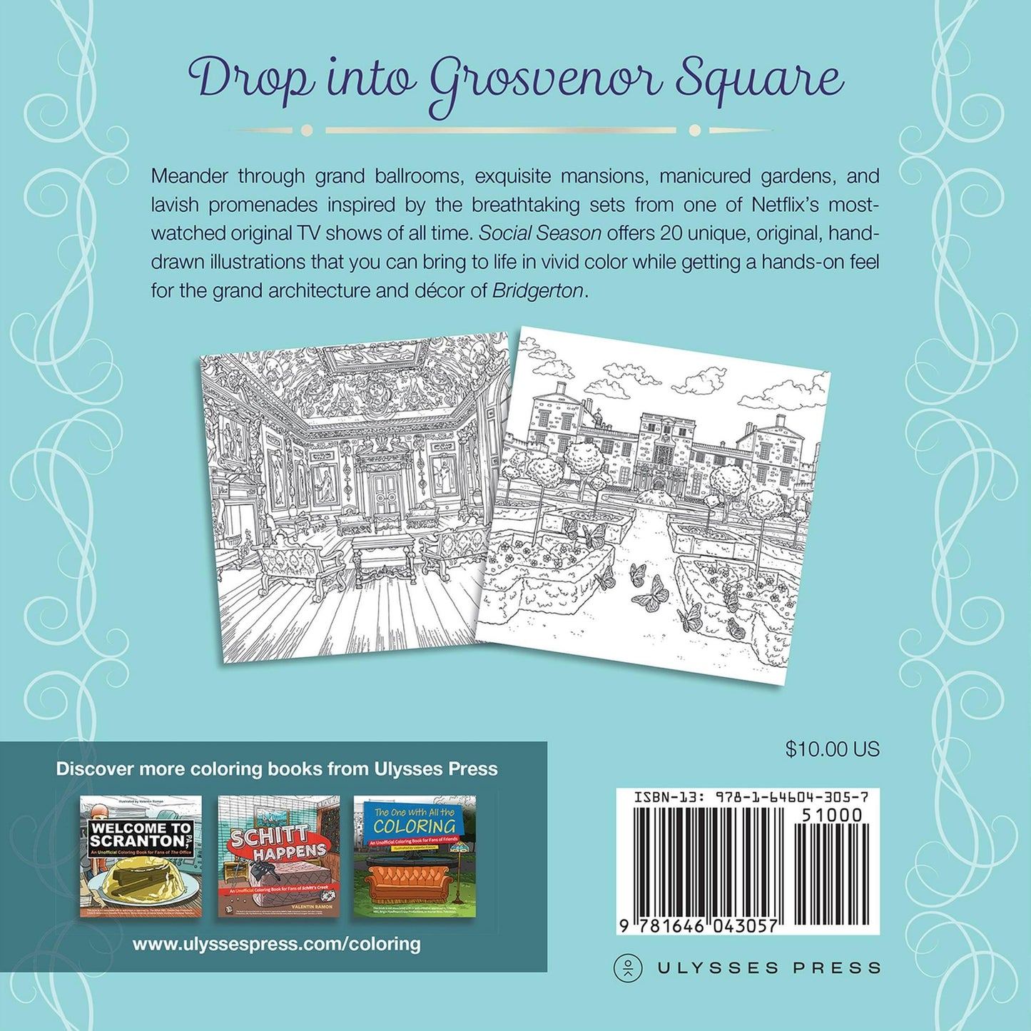 Social Season: An Unofficial Coloring Book for Fans of Bridgerton