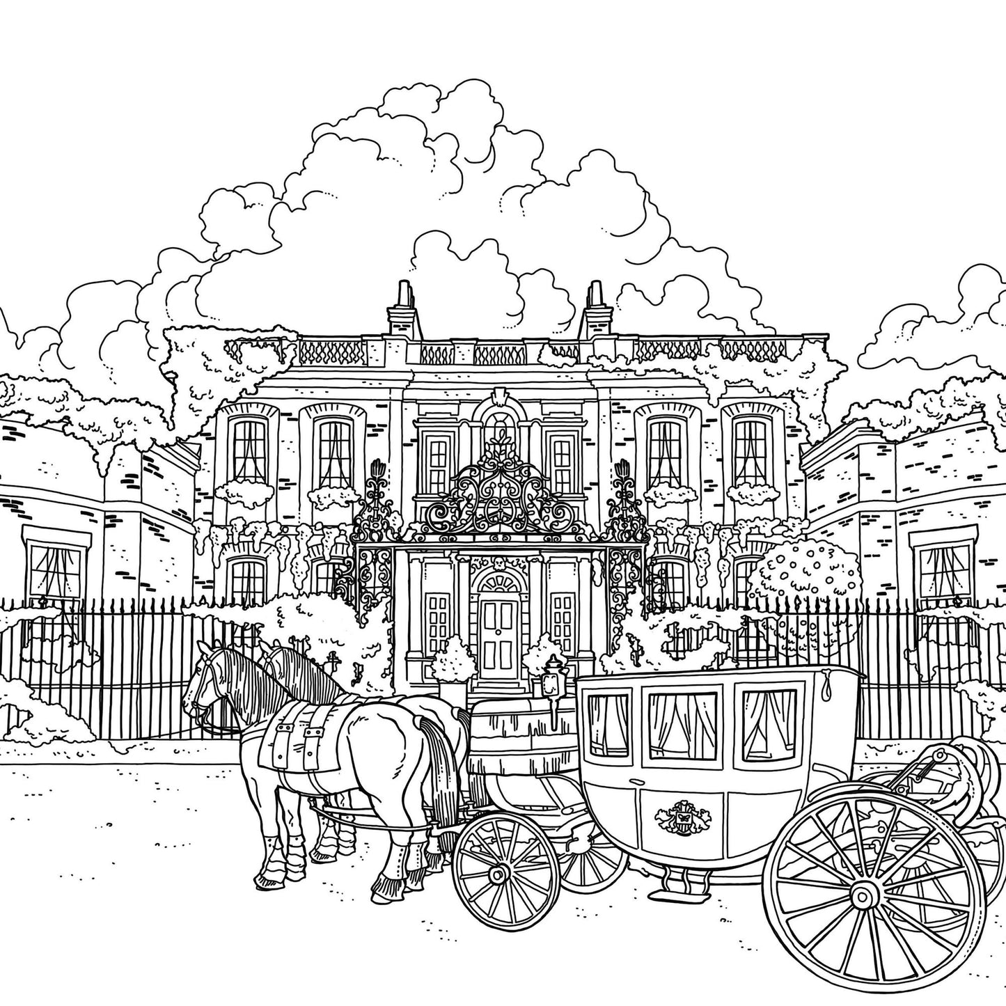 Social Season: An Unofficial Coloring Book for Fans of Bridgerton