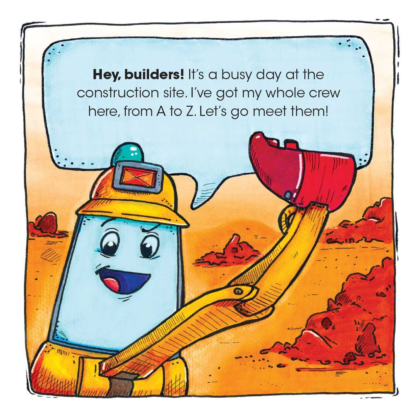 Danny the Digger Learns the ABCs: Practice the Alphabet with Bulldozers, Cranes, Dump Trucks, and more Construction Site Vehicles!