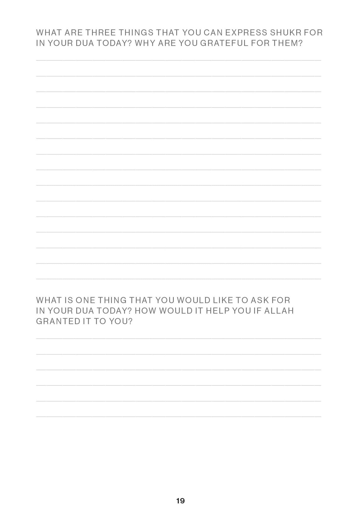 Shukr: An Inspirational Dua and Gratitude Journal for Women