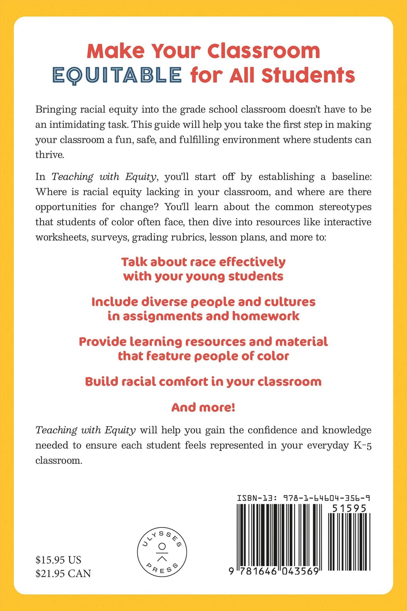 Teaching with Equity: Strategies and Resources for Building a Culturally Responsive and Race-Conscious Classroom