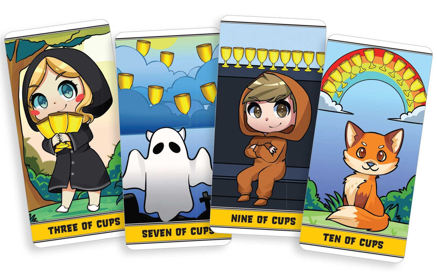 Chibi Tarot: A 78-Card Deck and Guidebook of Fun and Kawaii Chibi Characters