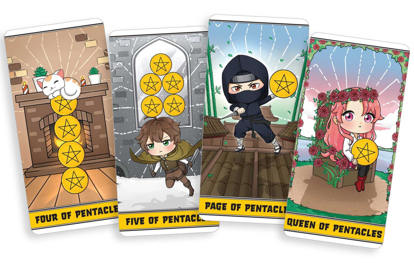 Chibi Tarot: A 78-Card Deck and Guidebook of Fun and Kawaii Chibi Characters