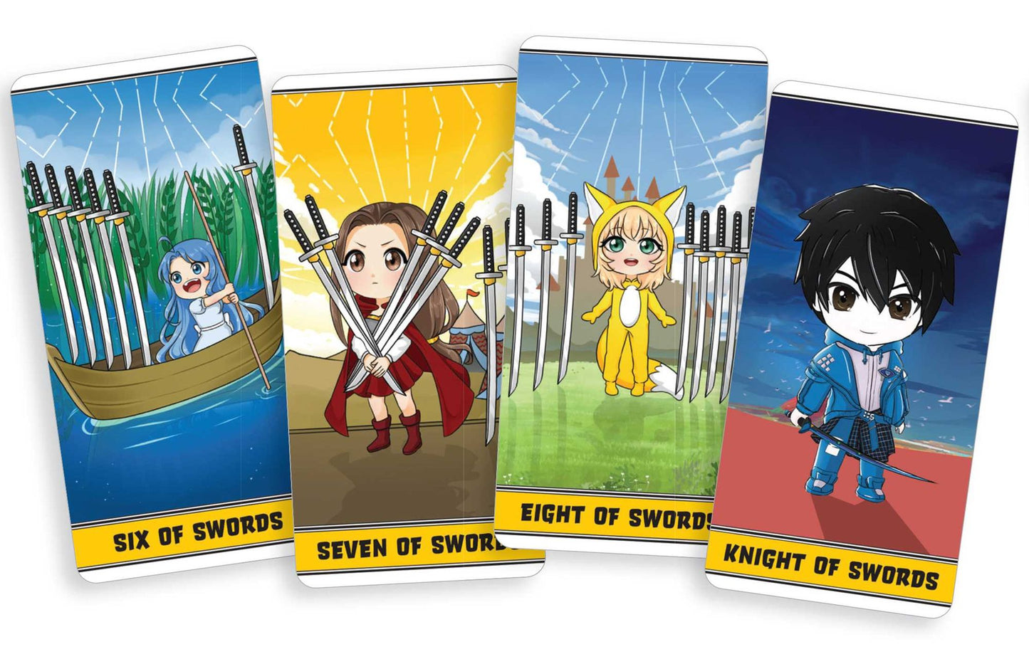 Chibi Tarot: A 78-Card Deck and Guidebook of Fun and Kawaii Chibi Characters