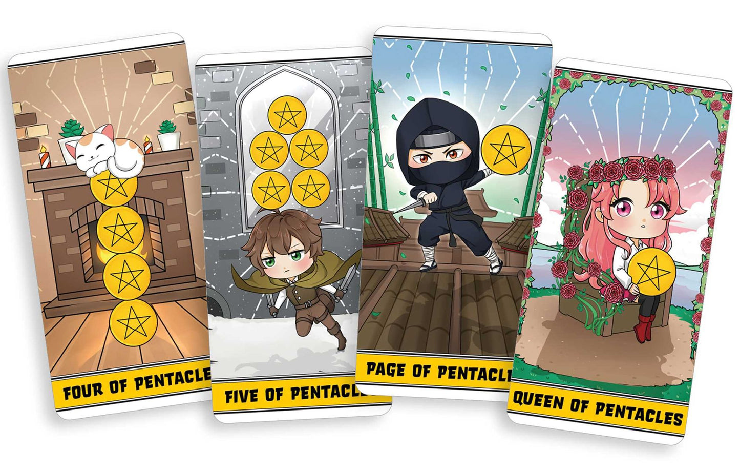 Chibi Tarot: A 78-Card Deck and Guidebook of Fun and Kawaii Chibi Characters