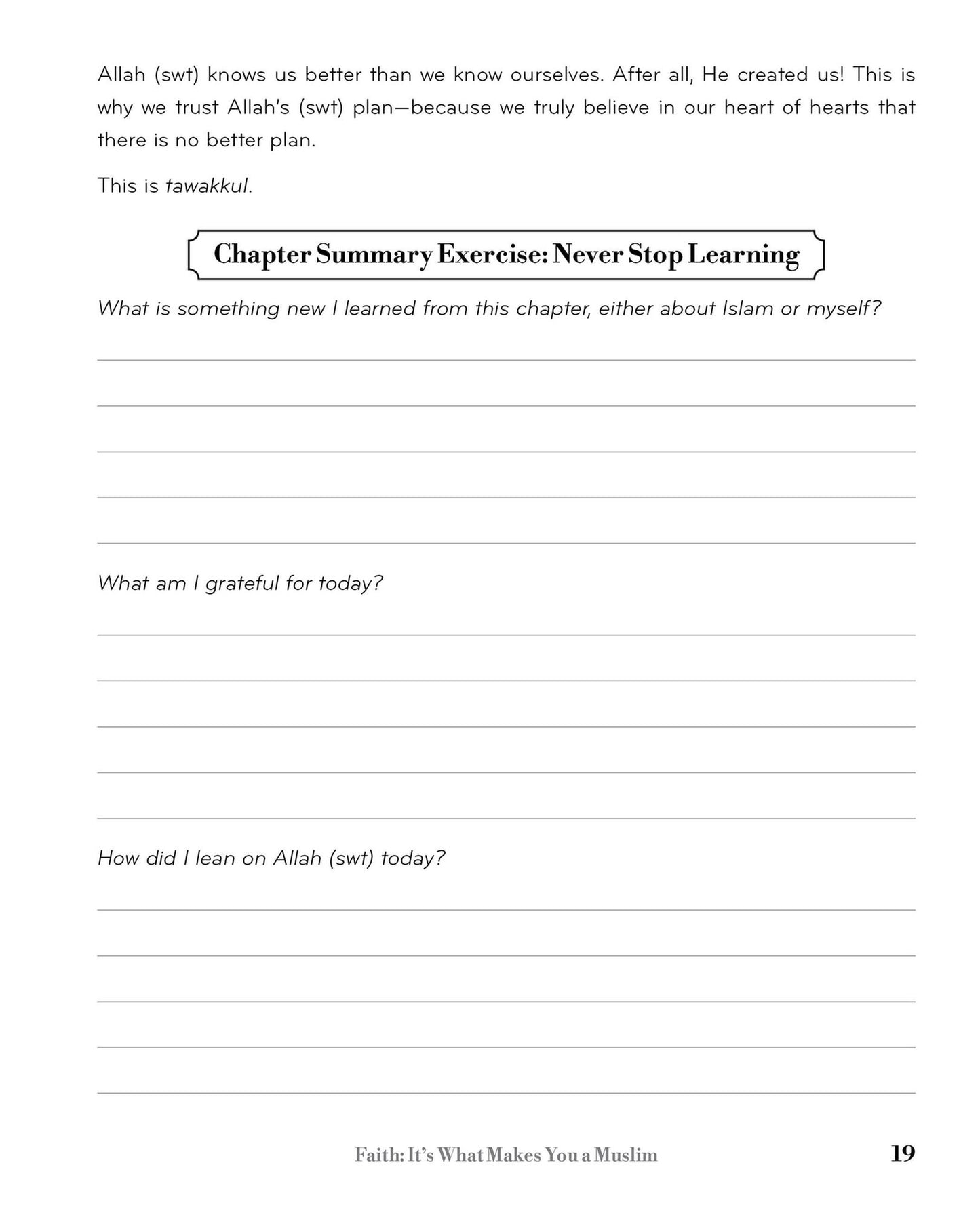 The New Muslim Workbook: The Interactive Guide to Building Your Relationship with Allah through Reflection and Prayer