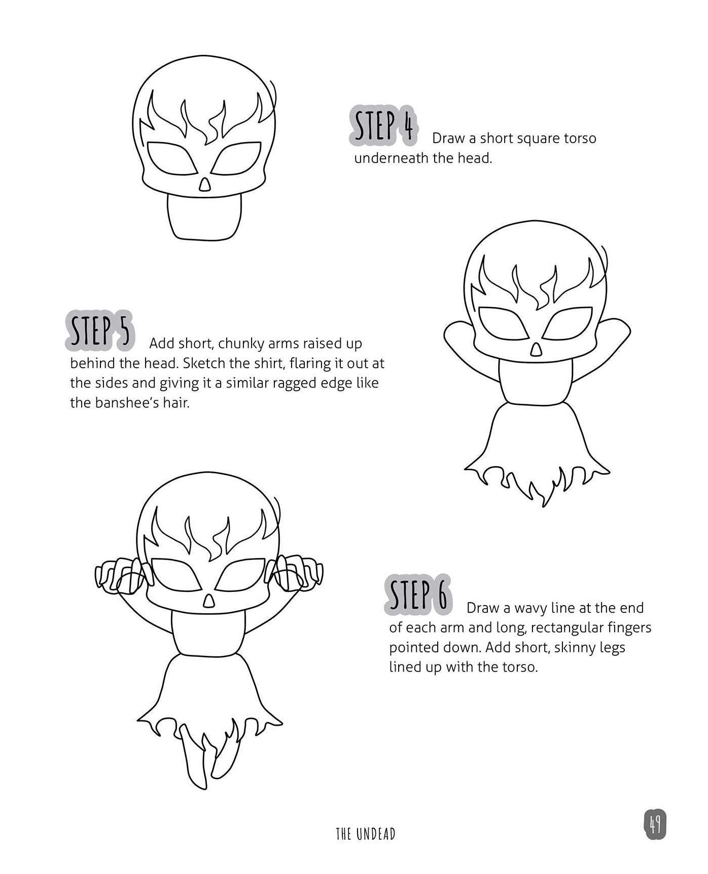 Drawing Spooky Chibi: Learn How to Draw Kawaii Vampires, Zombies, Ghosts, Skeletons, Monsters, and Other Cute, Creepy, and Gothic Creatures