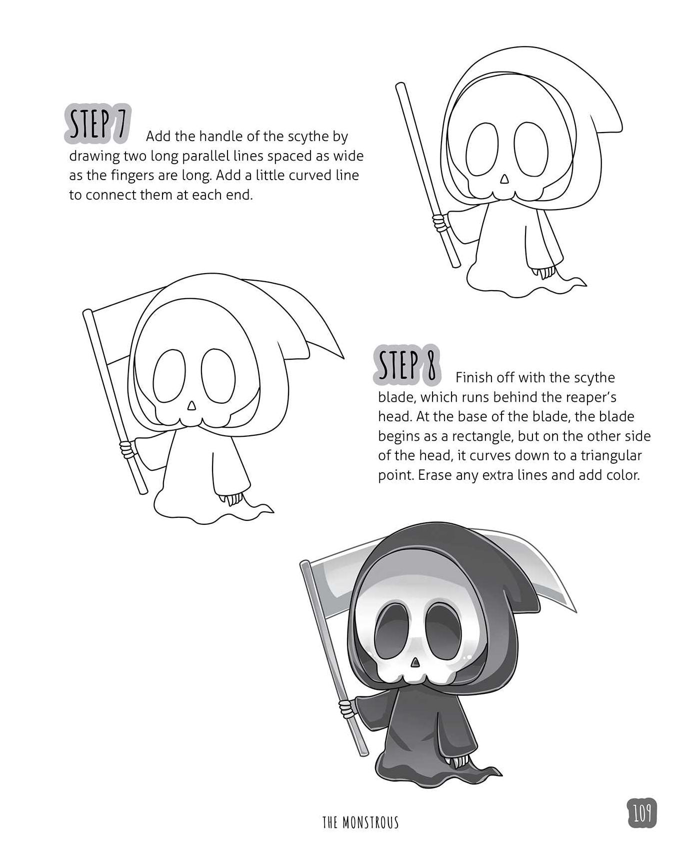 Drawing Spooky Chibi: Learn How to Draw Kawaii Vampires, Zombies, Ghosts, Skeletons, Monsters, and Other Cute, Creepy, and Gothic Creatures