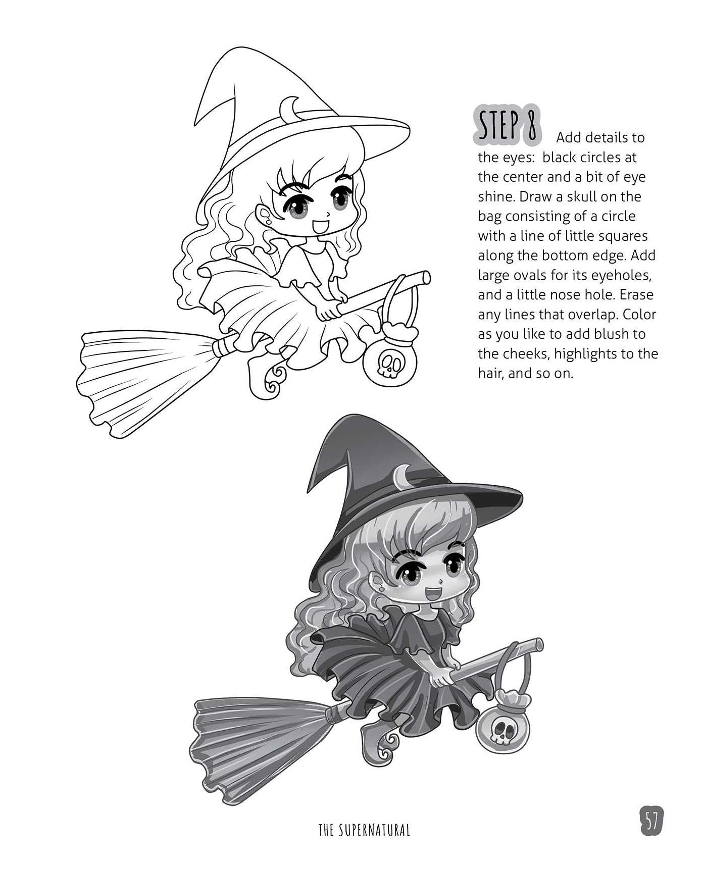 Drawing Spooky Chibi: Learn How to Draw Kawaii Vampires, Zombies, Ghosts, Skeletons, Monsters, and Other Cute, Creepy, and Gothic Creatures