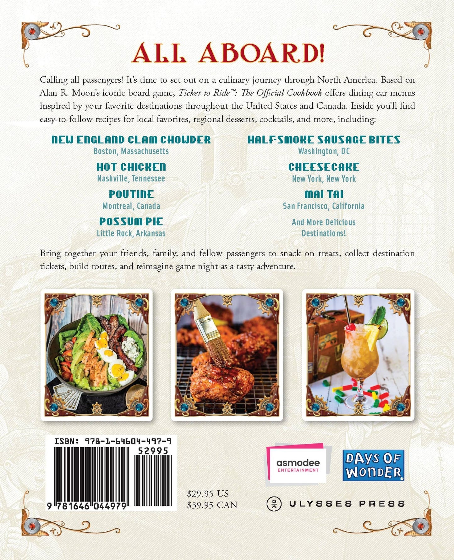 Ticket to RideT: The Official Cookbook