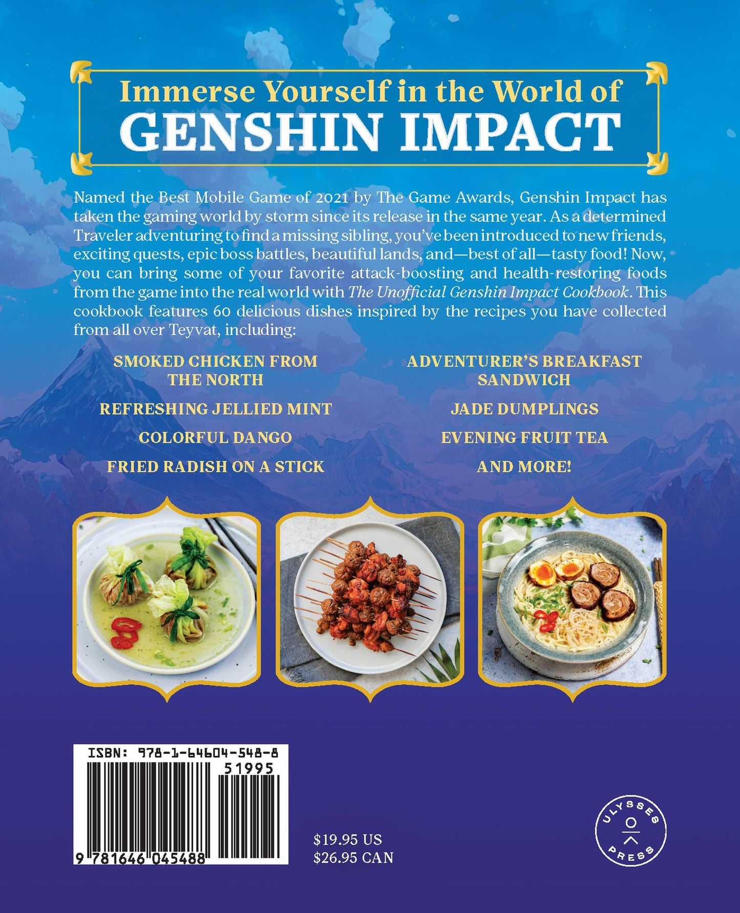 The Unofficial Genshin Impact Cookbook: Boost Attacks, Increase Defense, and Restore Your Health with 60 Adventurous Recipes Inspired by the Fan-Favorite Video Game