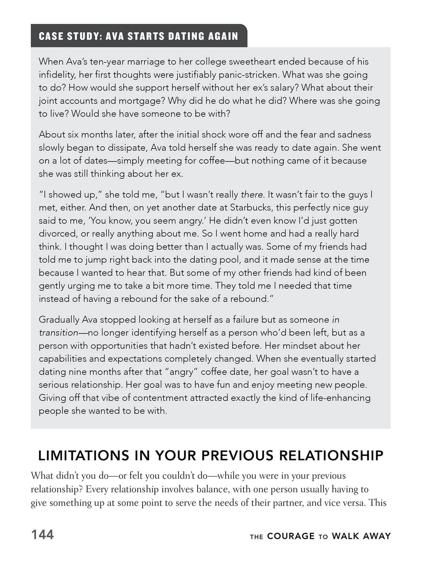 The Courage to Walk Away: Move On after Infidelity by Mourning What You Lost, Identifying Your Relationship Needs, and Empowering Yourself for the Future