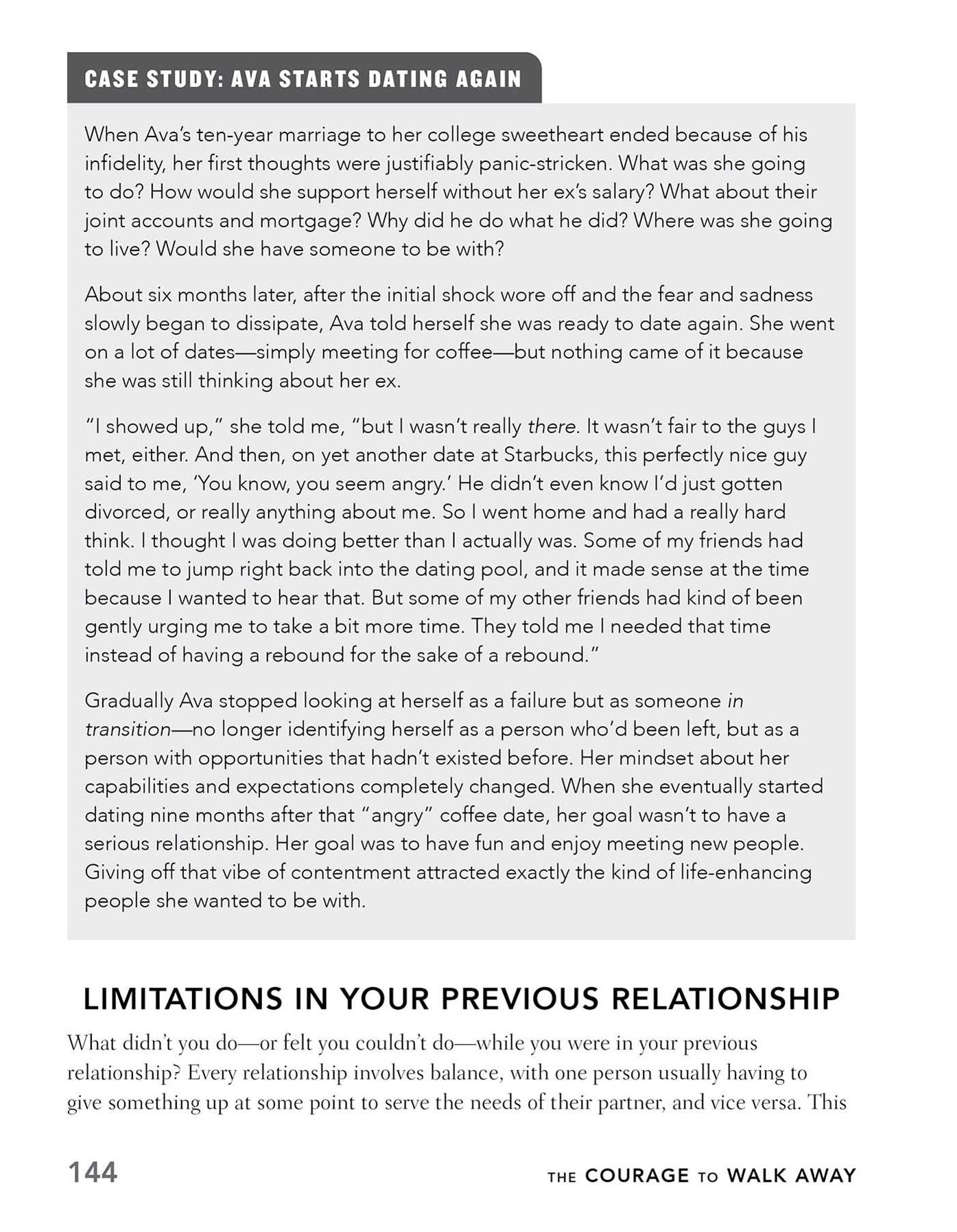The Courage to Walk Away: Move On after Infidelity by Mourning What You Lost, Identifying Your Relationship Needs, and Empowering Yourself for the Future